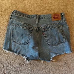 Levi 501 denim shorts, size 30